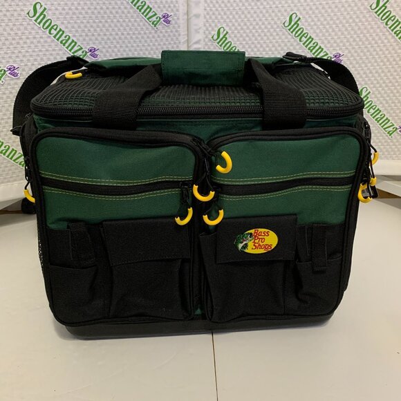 Bass Pro Shops Advanced Angler Pro Magnum Tackle Bag Carrier 8 3750 Plano Boxes - Picture 1 of 16